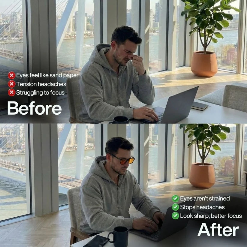 Flow State™ Unisex Red Lens Blue Light Glasses