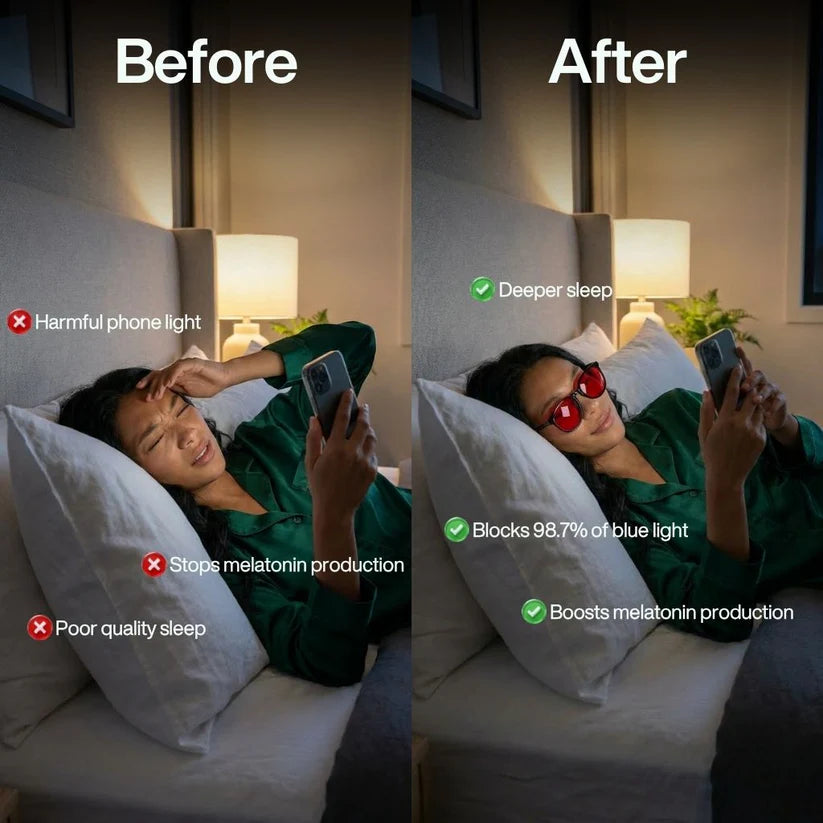 Flow State™ Unisex Red Lens Blue Light Glasses