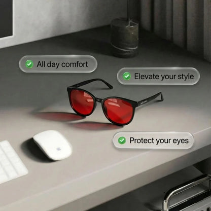 Flow State™ Unisex Red Lens Blue Light Glasses